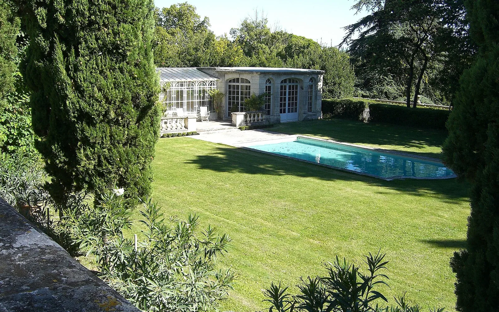 La piscina después de la renovación